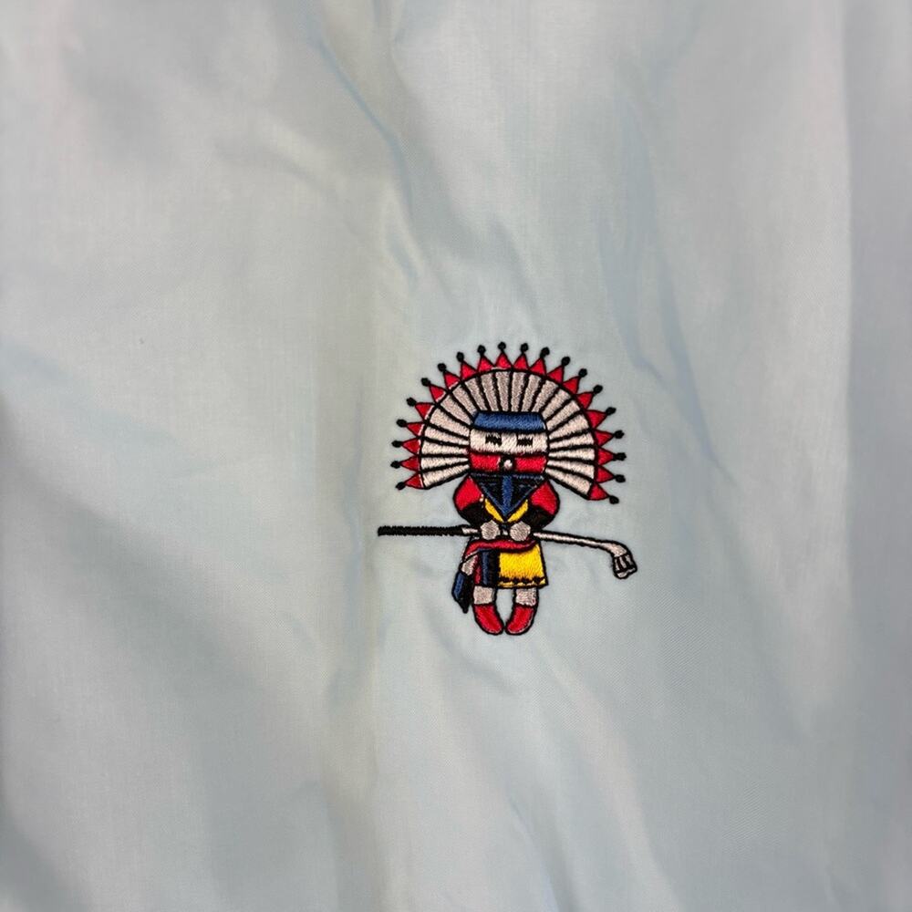 Vintage Antigua Blue Windbreaker Nylon Jacket